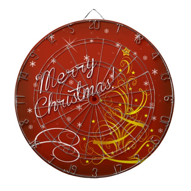 Tablero De Dardos Feliz Natal (Frente)