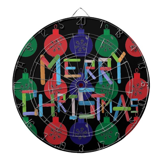 Tablero De Dardos Feliz Natal (Frente)