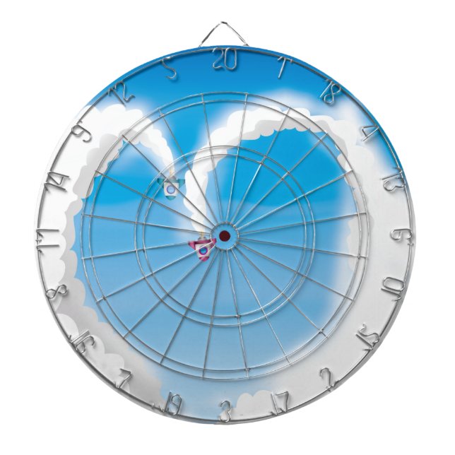 Tablero De Dardos Foguetes! (Frente)
