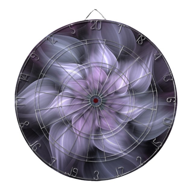 Tablero De Dardos Fractal roxo (Frente)
