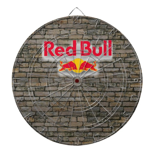 Tablero De Dardos Fundo de pedra de Red Bull do Dartboard (Frente)