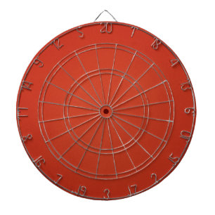 Tablero De Dardos Fundo Vermelho Quente Cinzento