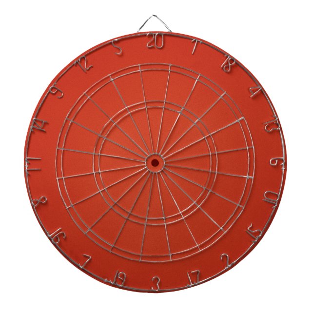 Tablero De Dardos Fundo Vermelho Quente Cinzento (Frente)