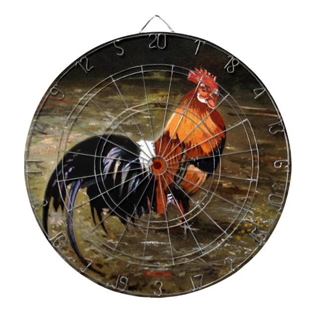 Tablero De Dardos Gallo/Galo/Rooster (Frente)