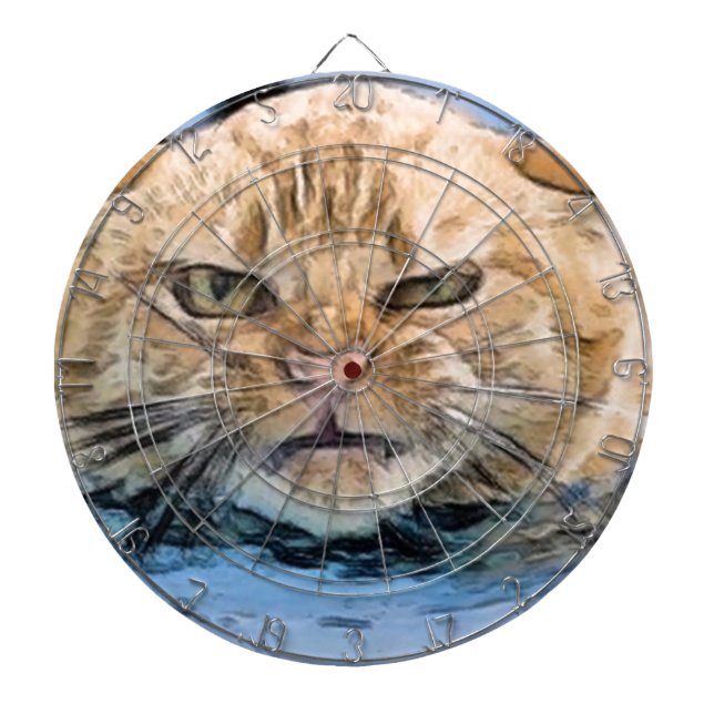 Tablero De Dardos Gato (Frente)