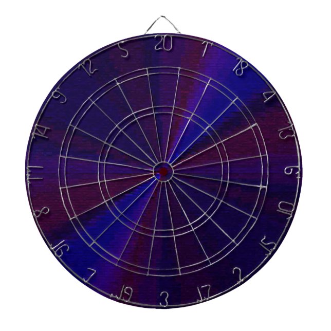 Tablero De Dardos Gradação circular - Azul a Roxo (Frente)