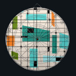 Tablero De Dardos Grade retro & conselho de dardo de Starbursts<br><div class="desc">Estes grade e conselho de dardo retros de Starbursts são onde o estilo do vintage encontra o dia moderno. Caracteriza um fundo colorido creme com kitschy, fora dos quadrados do kilter e dos retângulos na cerceta, na turquesa, no verde desta luz - azul, alaranjado, e do abacate. Os blocos lunáticos...</div>