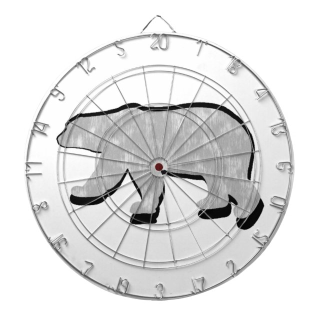 TABLERO DE DARDOS GRANDE URSO POLAR (Frente)