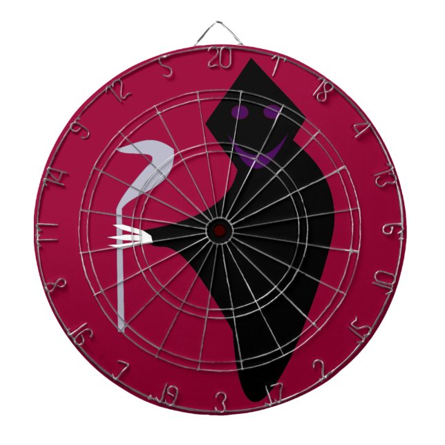 Tablero De Dardos Grim Reaper Halloween Dart Board (Frente)