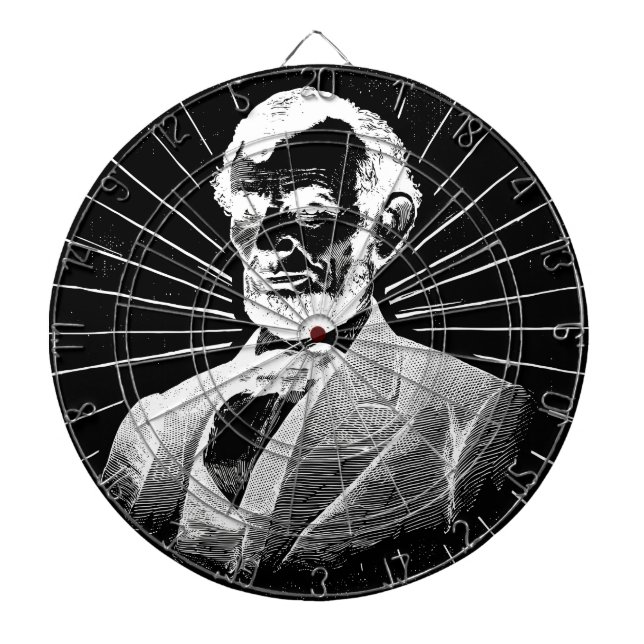 Tablero De Dardos grunge abraham lincoln (Frente)