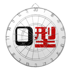 Tablero De Dardos Grupo De Sangue O Kanji Japonês