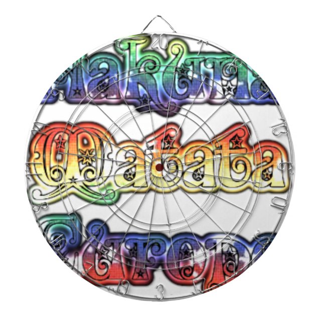 Tablero De Dardos Hakuna Matata Europe Art Impressão/Graphic (Frente)