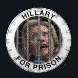 Tablero De Dardos Hillary para a prisão<br><div class="desc">Quanto mais longa está indo obter afastado com seu comportamento criminoso? Hillary para a prisão AGORA!!!</div>