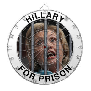 Tablero De Dardos Hillary para a prisão