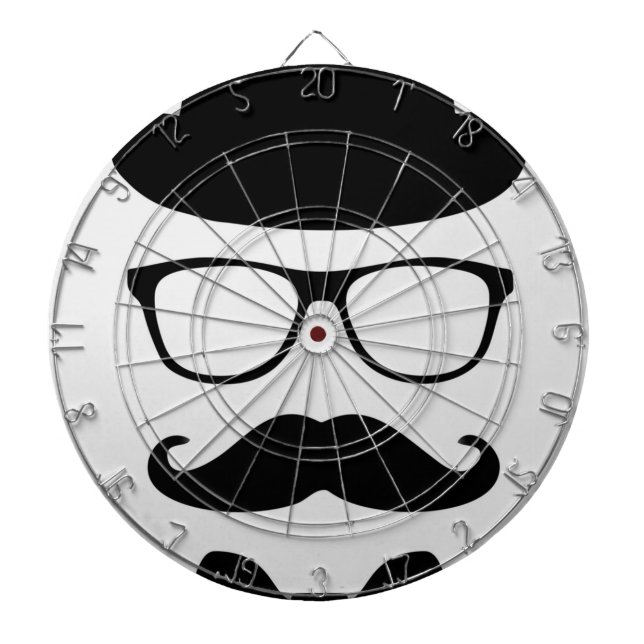 Tablero De Dardos Hipster original (Frente)