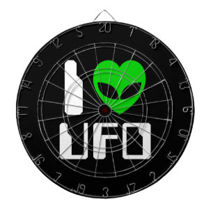 Tablero De Dardos I Alienígena Heart UFO