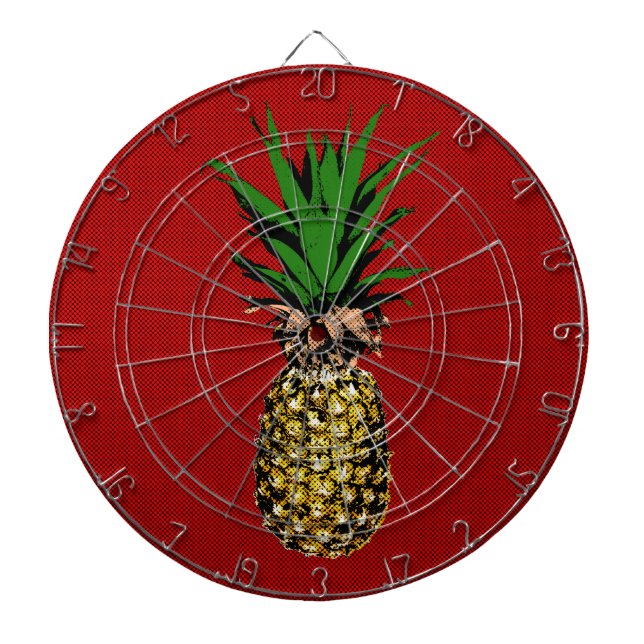 Tablero De Dardos Imagem de Newsprint do Pineapple (Frente)