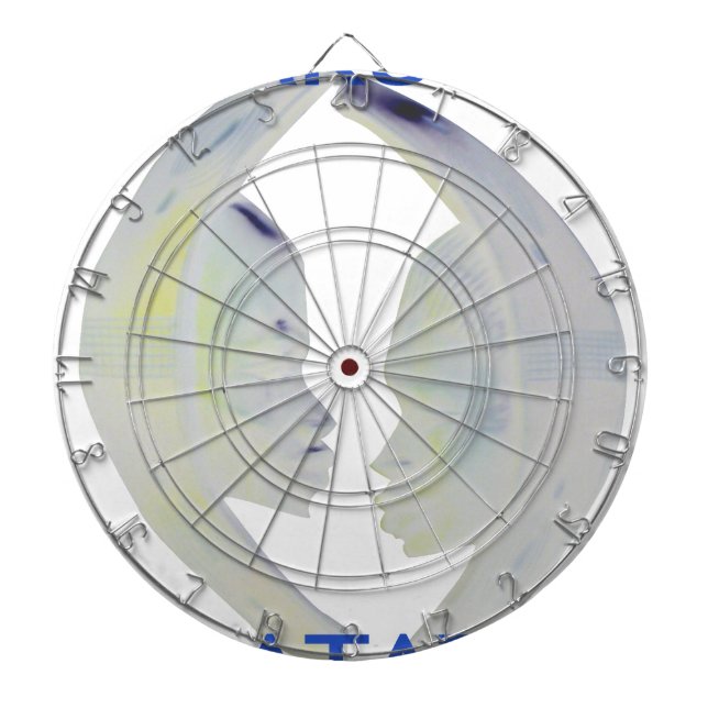 Tablero De Dardos Impressão africano Hakuna Matata Design (Frente)
