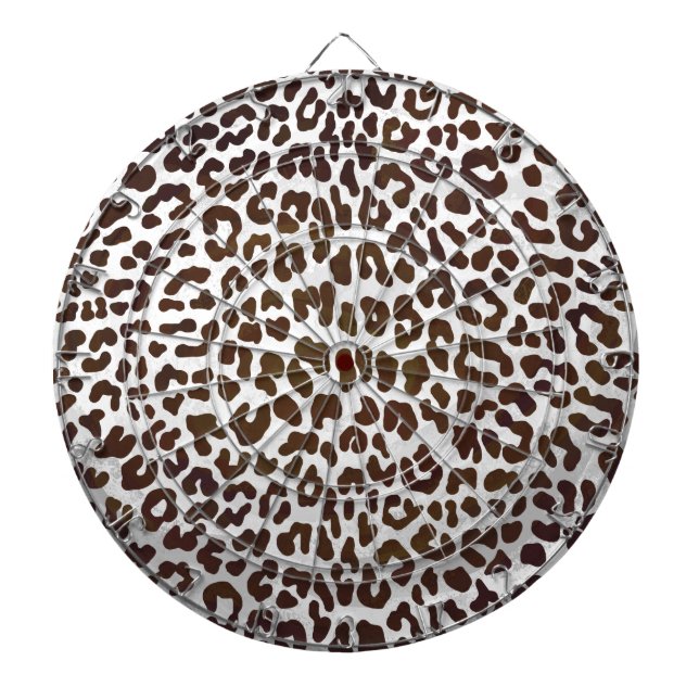 Tablero De Dardos Impressão de Chocolate Leopardo (Frente)