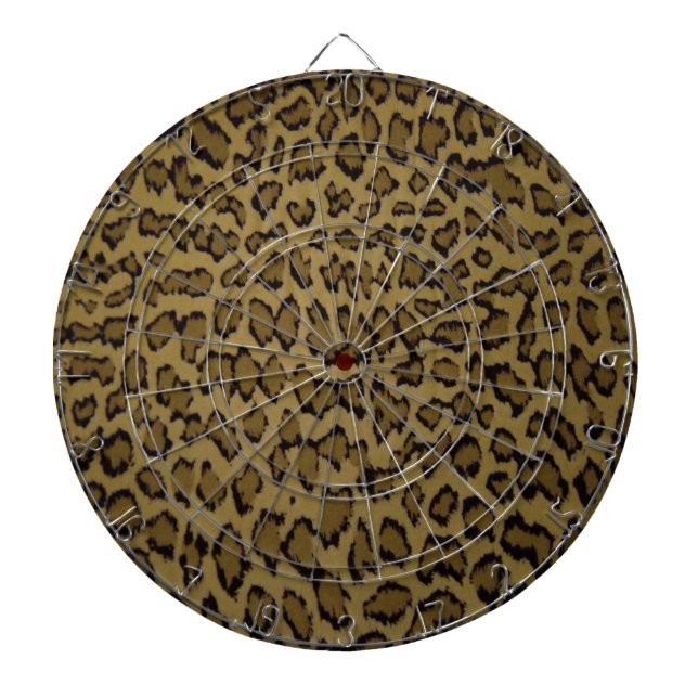 TABLERO DE DARDOS IMPRESSÃO DE LEOPARDO ANIMAL (Frente)