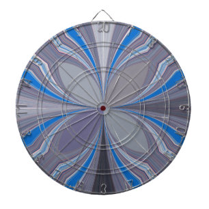 Tablero De Dardos Impressão de Textura de Bolinhas de Cinza Azul