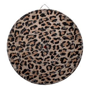 Tablero De Dardos impressão do leopardo da chita