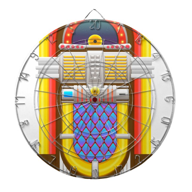 Tablero De Dardos jukebox antiquada (Frente)