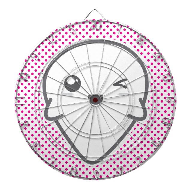 Tablero De Dardos Kawaii Winking Ghost Dart Board (Frente)
