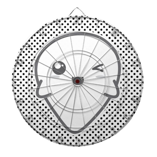 Tablero De Dardos Kawaii Winking Ghost Dart Board (Frente)