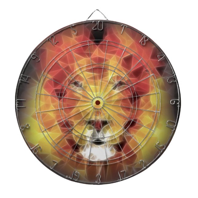 Tablero De Dardos Leão Fractal (Frente)