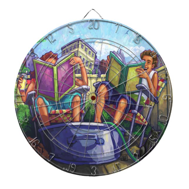 Tablero De Dardos Leitura de Verão (Frente)