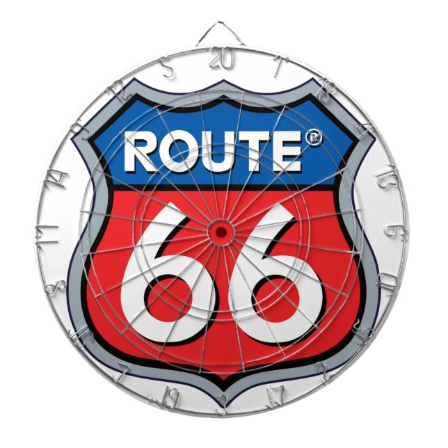 Tablero De Dardos Logotipo da rota 66 (Frente)