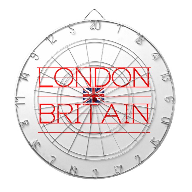 TABLERO DE DARDOS LONDON BRITAIN (Frente)