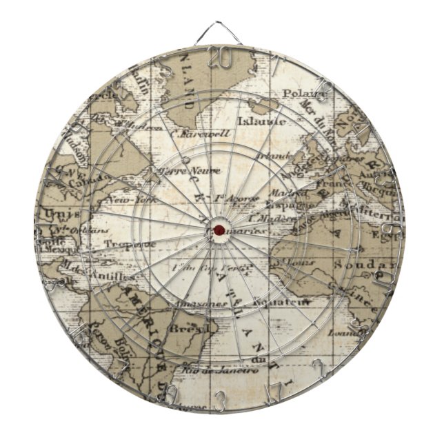 Tablero De Dardos Mappemonde (Frente)