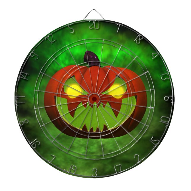Tablero De Dardos Mau Spooky HalloweenPumpkin (Frente)