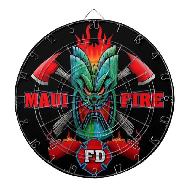 Tablero De Dardos Maui Fire (Frente)
