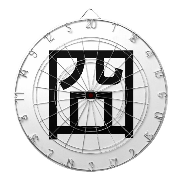 Tablero De Dardos Meme Hanzi Emoticon chinês Orz asiático 囧 Jiong (Frente)