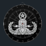 Tablero De Dardos Mestre do EOD<br><div class="desc">A cor do fundo do crachá do EOD do serviço comum e o tamanho da imagem/lugar mestres podem ser personalizados em a maioria de artigos</div>