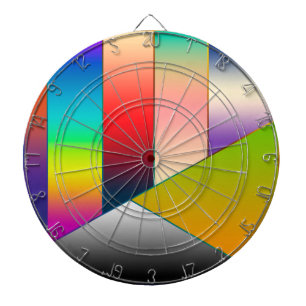 Tablero De Dardos MOSAIC listras triângulos coloridos II + suas idei