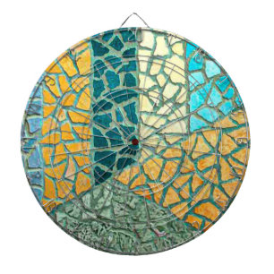 Tablero De Dardos Mosaico da Pintura em Aquaico + suas ideias