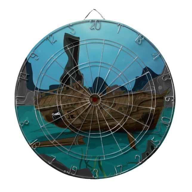 Tablero De Dardos Naufrágio submarino (Frente)