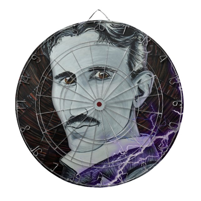 Tablero De Dardos Nikola Tesla (Frente)