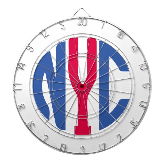 Tablero De Dardos Nova Iorque monograma (Frente)