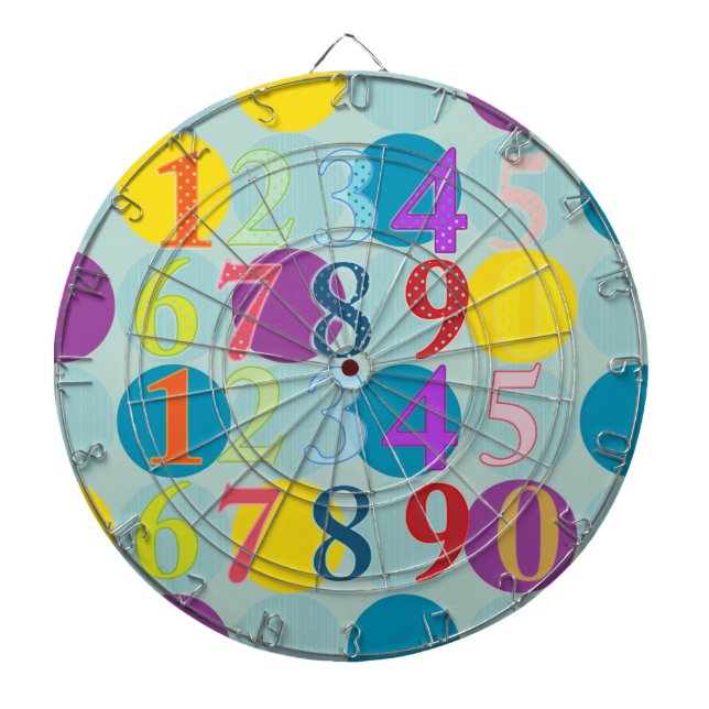 Tablero De Dardos Numerais (Frente)
