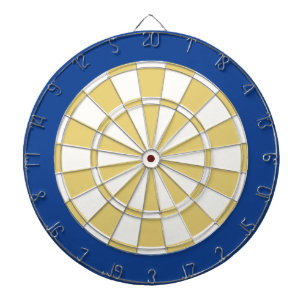 Tablero De Dardos O conselho de dardo: Ouro branco, velho, e azul