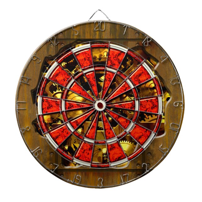 Tablero De Dardos O conselho de dardo radical de Steampunk 3A (Frente)