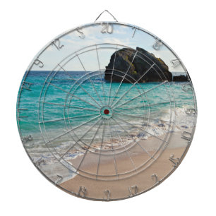 Tablero De Dardos Oceano de turquesa da praia de Pertty