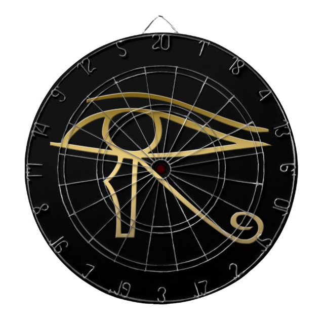Tablero De Dardos Olho do símbolo do egípcio de Horus (Frente)