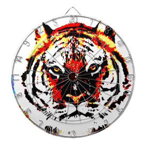 Tablero De Dardos Olhos de Tigre Selvagem