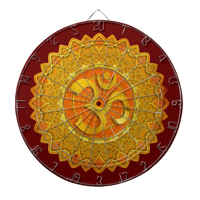Tablero De Dardos Om Lotus (Frente)